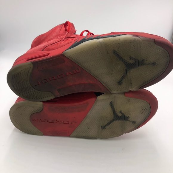 Air Jordan 5 Red Sued size 11.5 - Picture 5 of 5